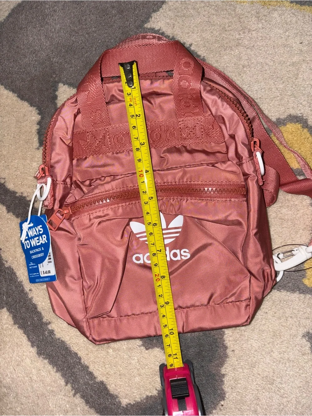 adidas Pink Mini Backpack - Picture 5 of 6